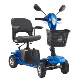 Heavy-Duty 4 Wheel Mobility Scooter for Adults & Seniors - Folding Electric Powered Mobility Scooter & 12 Mile Long Range (Range (km): 25 km, Quantity: 4 Wheels)